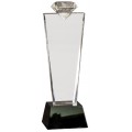 11" crystal diamond top award